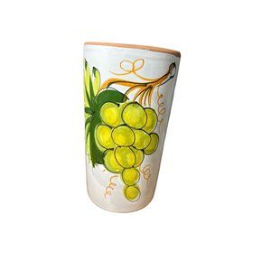 Vintage Pier1 hand painted Bottle chiller